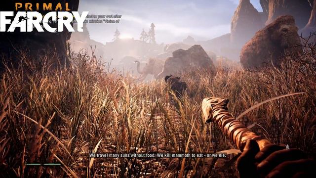 Far Cry Primal Gameplay: Hunting Small Mammoth Takedown and Survival Tactics смотреть онлайн