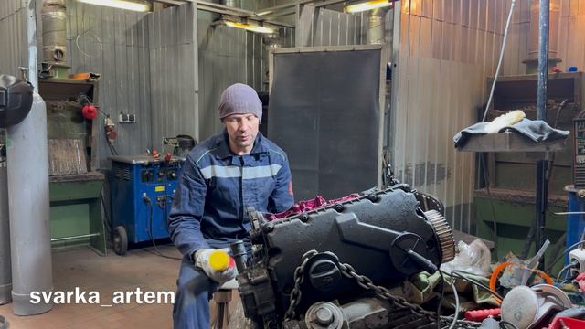 25-09-2024 Чугун, ДВИГАТЕЛЬ В СБОРЕ, который много раз варили и заклеивали. смотреть онлайн