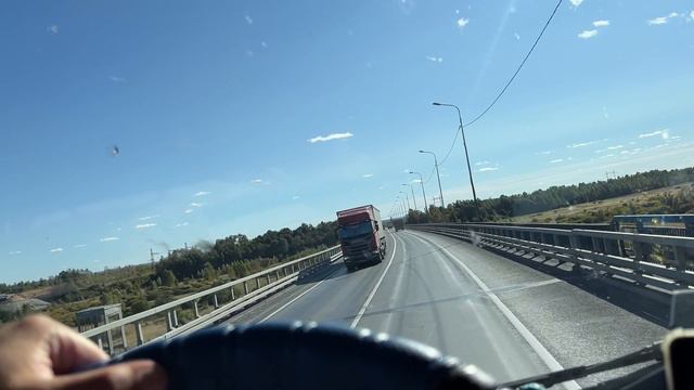 Лесовозный рейс заканчивается, Добрался до #Москвы и разгрузился!!! смотреть онлайн