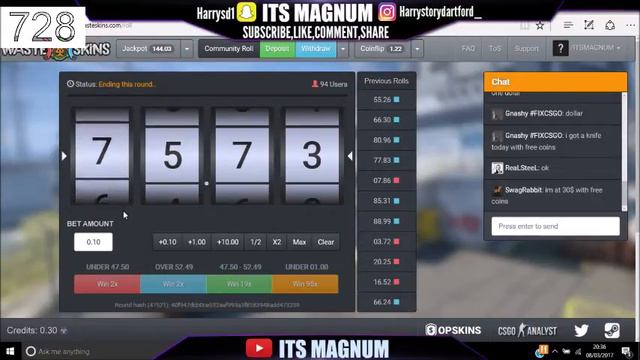 MASSIVE CS:GO GIVEAWAY AND GAMBALLING SITE WIN (ALL IN ON RED!!!) смотреть онлайн