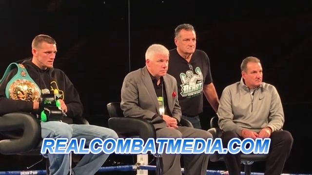 JOE SMITH JR. DISCUSSES HIS WIN OVER BERNARD HOPKINS AT THE POST FIGHT PRESSER смотреть онлайн
