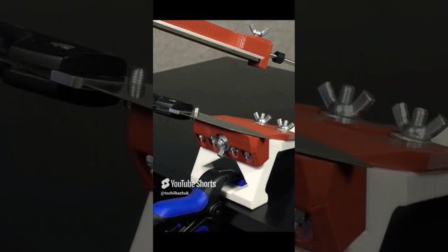 Как выставить угол заточки на клинке со спуском от обуха? смотреть онлайн