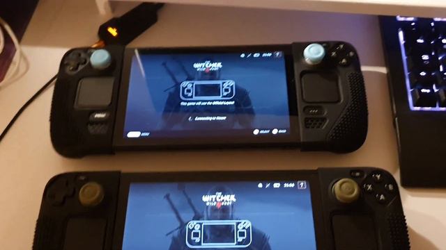 Steam Deck 1TB SD vs 512 m.2 - boot time + loading Witcher time comparison смотреть онлайн