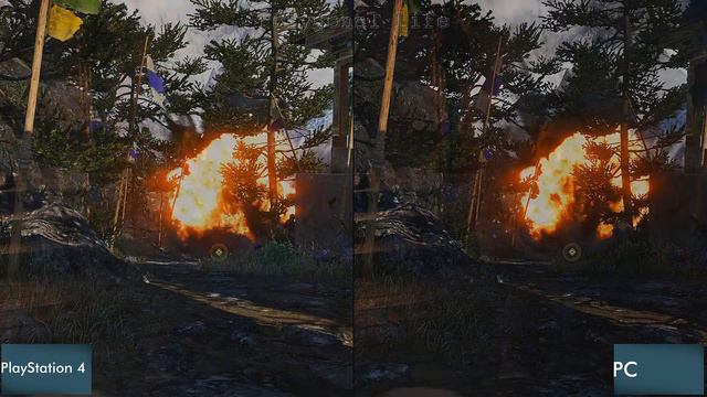 Far Cry 4 - Graphics Comparison - PS4 vs PC [Screenshot Comparison] смотреть онлайн