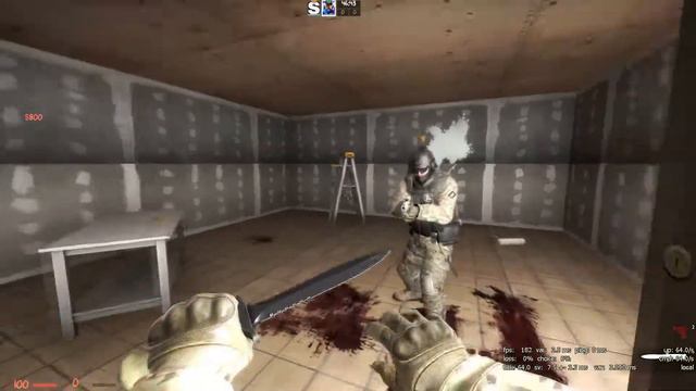 CS:GO-Horror map. Проходим вместе с Snawerache. смотреть онлайн