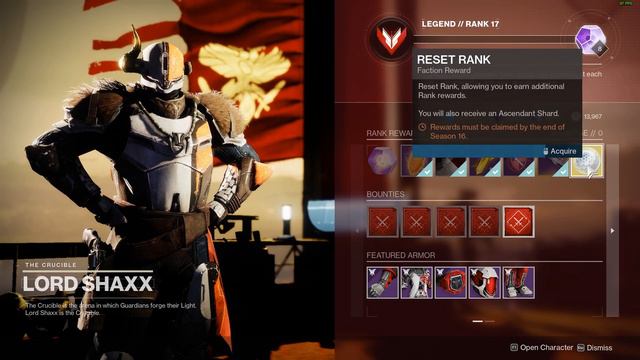 How To Reset Crucible Valor Reputation Rank Destiny 2 смотреть онлайн