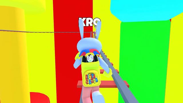 JAX Saves POMNI From The OBBY INTO POMNI (Roblox Movie!)