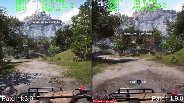 Far Cry 4 Patch 1.3.0 Vs Patch 1.9.0 Frame Rate Comparison смотреть онлайн