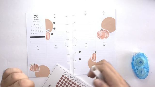 Plan With Me - Half Letter Discbound - September 28th to October 4th смотреть онлайн