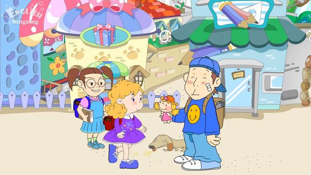 Theme 7. Yours_ Mine - Whose bike is this_ _ ESL Song & Story - Learning English for Kids смотреть онлайн