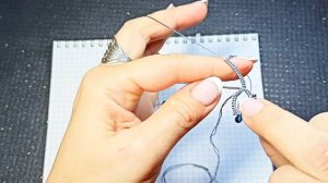 Фриволите - плетение с бисером, мой способ