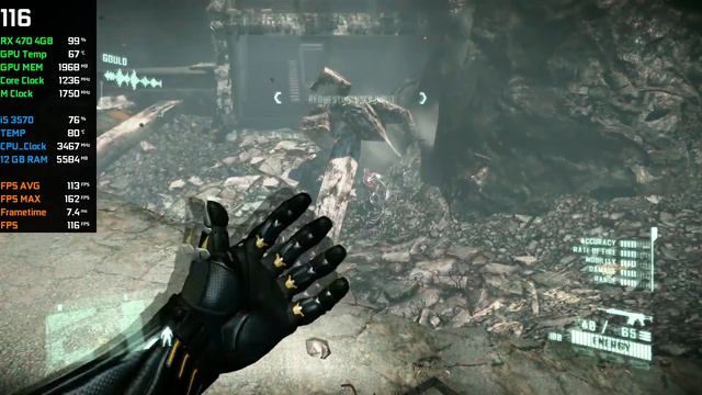 Crysis 2 - RX 470 4gb - i5 3570 - Low High Ultra 1080p смотреть онлайн