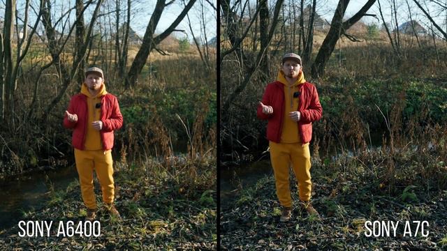 Сравним Full HD на кропе и полном кадре | Sony a6400 vs Sony a7c смотреть онлайн