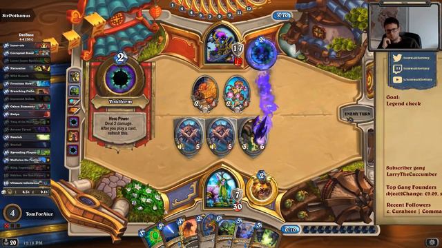 Hakkar Druid - He stole my deck! Insane game! (Hearthstone Rastakhan) смотреть онлайн