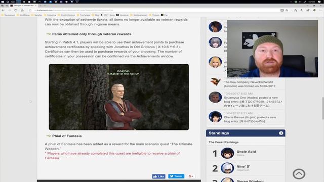 FFXIV Big Changes for Veteran Rewards and Achievements in Patch 4.1 [FFXIV News Break] смотреть онлайн
