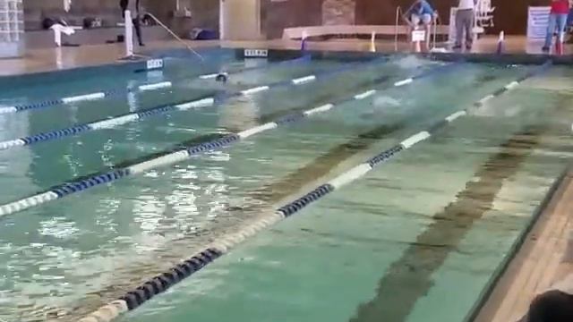 First time butterfly 50m and win!!! смотреть онлайн