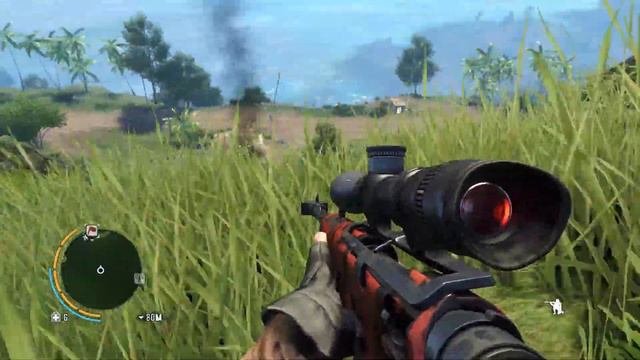 FAR CRY 3 Liberate SPINE RIDGE SITE Outpost UNDETECTED Neutralize Sniper with HEADSHOT смотреть онлайн