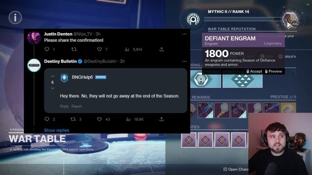 BUNGIE LIED IN THE TWAB! *DON'T DO THIS* смотреть онлайн