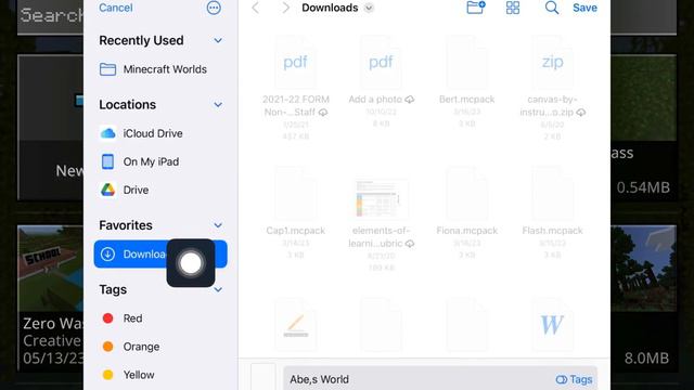 Backing up Minecraft Worlds to iCloud смотреть онлайн