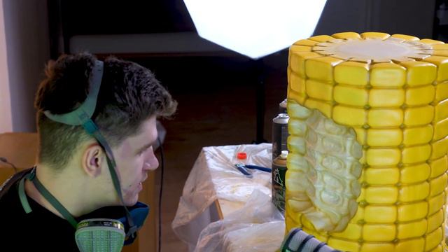 Завершаем наш арт объект. Часть 4: прорисовываем детали и покрываем кукурузу лаком! смотреть онлайн