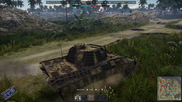 War Thunder - (RB) - [ Panther D ]-[ Panther A ]-[ Bf. 109 f-4 ] смотреть онлайн