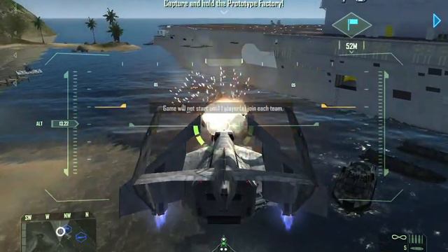 Crysis Wars USA VTOL Gameplay смотреть онлайн