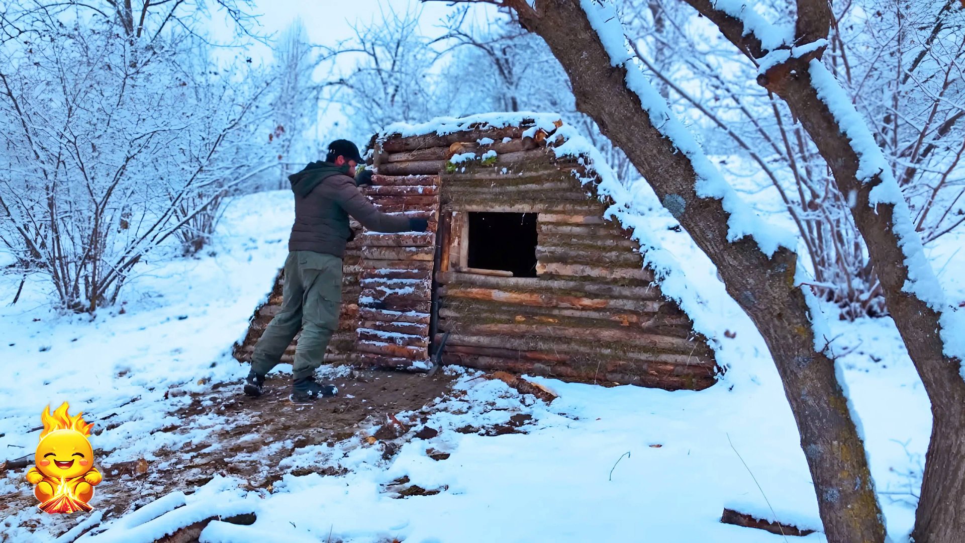 Выживи 10 дней ОДИН в лесу: построй землянку с нуля! смотреть онлайн