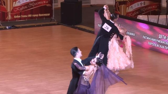 Artashes Oganian - Anastasia Shkarpetko, Final English Waltz смотреть онлайн