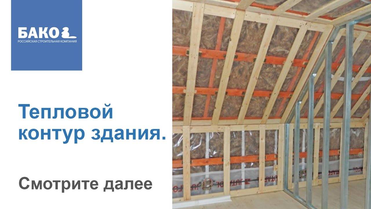 Тепловой контур здания. Фрагмент семинара СК БАКО. смотреть онлайн