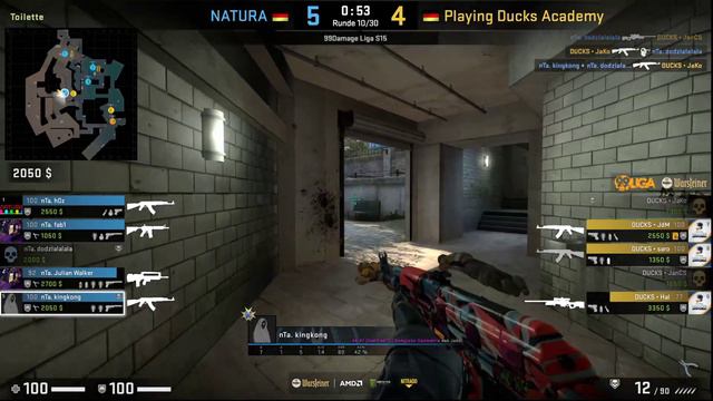 Live Moderation ✪ Playing Ducks Academy vs NATURA ✪ CS:GO 99Damage Liga Map2 смотреть онлайн