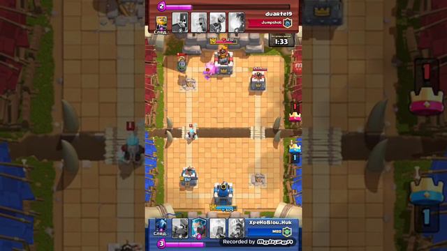 Ничья в 3 КОРОНЫ в Clash royale!!!!l смотреть онлайн