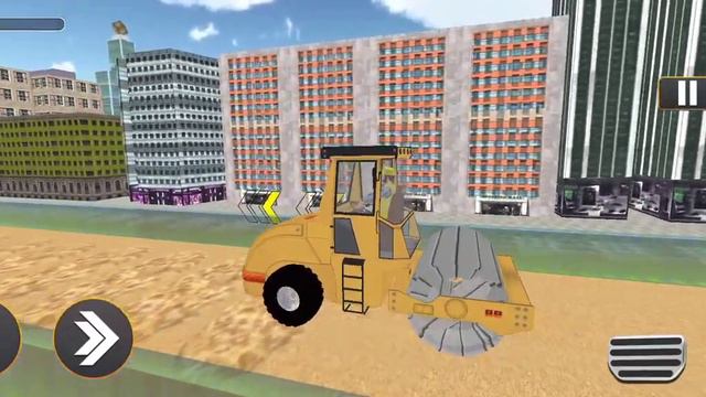 JCB Excavator Construction Sim: City Road Reparing Game: 3D Truck Driving: Android Play смотреть онлайн