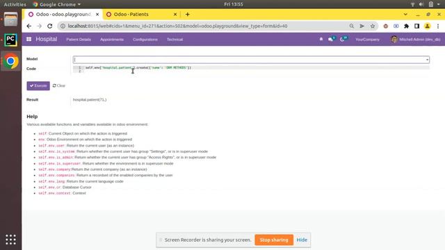 Odoo Create ORM Method Odoo ORM Methods смотреть онлайн