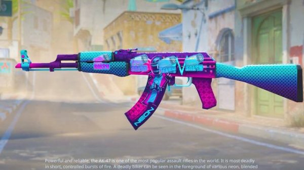 AK-47 Neon Rider Sticker Combos - CS 2