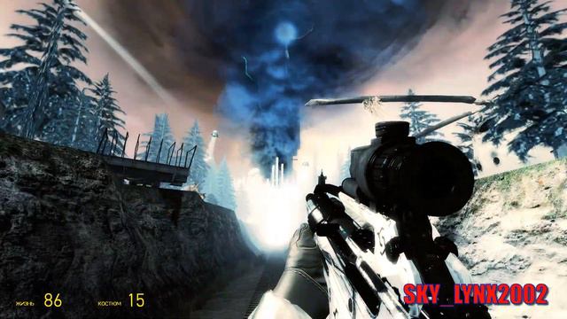 (GMOD) HL2 episode 1 ending Citadel explosion смотреть онлайн