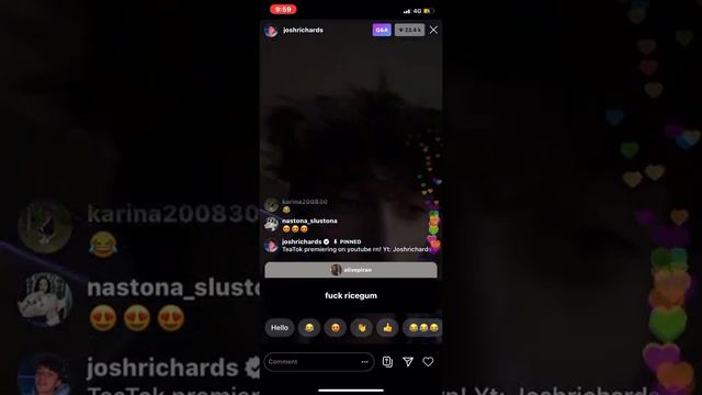 josh richards live video 13/05/20 смотреть онлайн