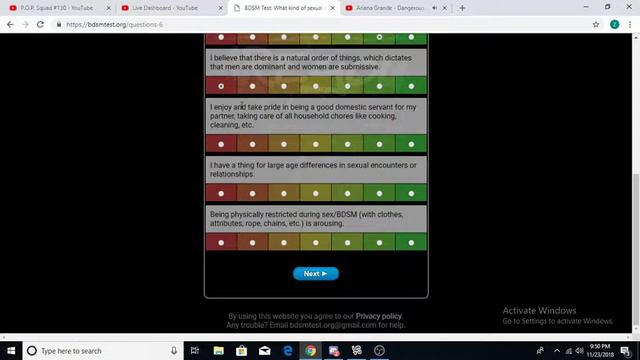 Taking a BDSM survey!!! ;) смотреть онлайн