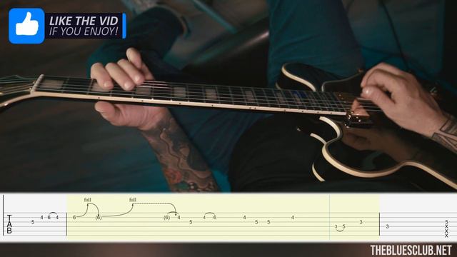 Two More Cozy and SLOW BLUES LICKS with TABS смотреть онлайн