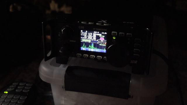 Ночная рыбалка XIEGU-G90 )))) на интересные QSO....