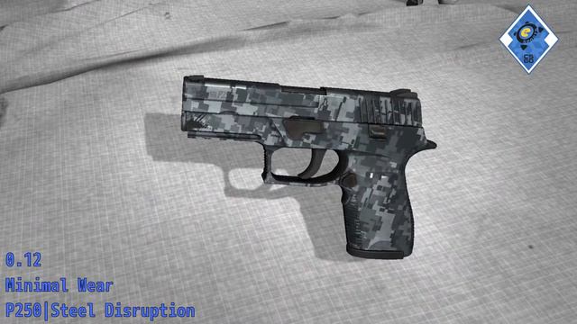 P250 Steel Disruption - Skin Wear Preview смотреть онлайн