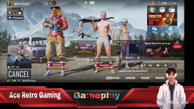 Playing multiple games with friends live #gaming #youtube #live #bgmilive смотреть онлайн