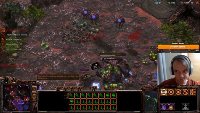 Playing some cheesy strats / build orders in EU GM as Zerg in StarCraft 2 смотреть онлайн