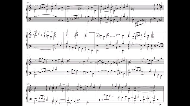 J S Bach: Sarabande con partite in C Major BWV 990. Robert Hill, harpsichord. rec 1999. смотреть онлайн