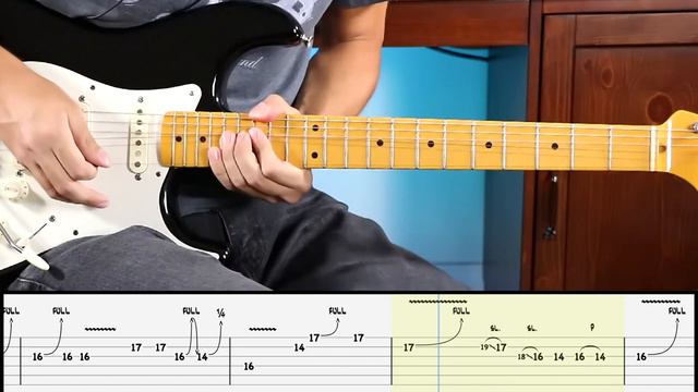 Time - Pink Floyd - Guitar Solo + TAB - Lesson_Playthrough