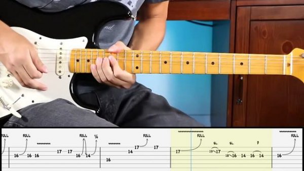 Time - Pink Floyd - Guitar Solo + TAB - Lesson_Playthrough