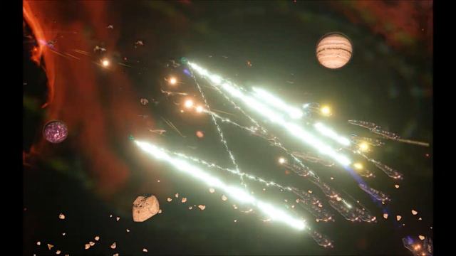 Stellaris - Space Battle against Prethoryn смотреть онлайн