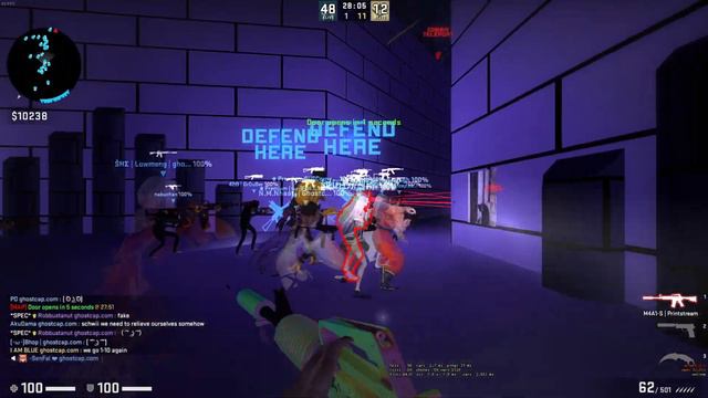 CSGO ZOMBIE ESCAPE ze_depths_b1_1 Stage 1-2 On Ghostcap смотреть онлайн