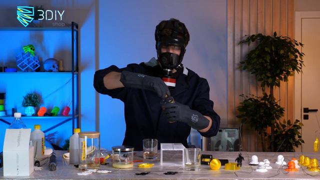 Как обработать модели из PLA, PETG, ABS, SBS и тд при помощи растворителей? Химическая постобработка смотреть онлайн