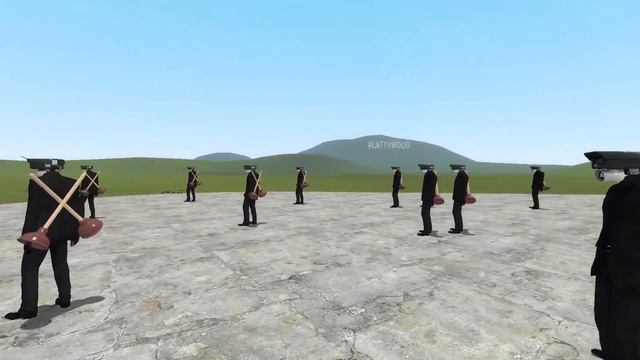 HOT TV GIRL LOST, TV MAN vs LASER MAN they set up an ambush for SKIBIDI DAB YES YES In Garry's Mod смотреть онлайн