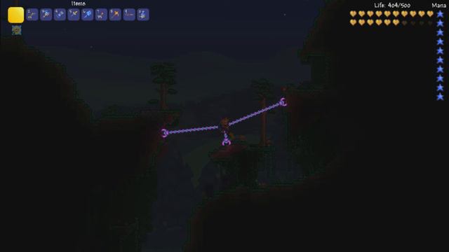 Terraria 1.3 Equipables Guide!: ILLUMINATE GRAPPLING HOOK! HALLOWED MIMIC DROP смотреть онлайн